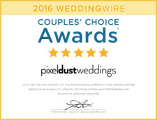 pixel dust wedding videography win Couple's Choice Award 2016