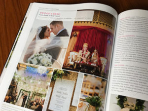 magazine write up for pixel dust weddings videography
