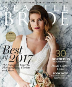 cover of seattle bride magazine