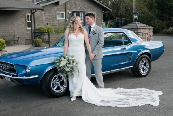 classic car mustang wedding video