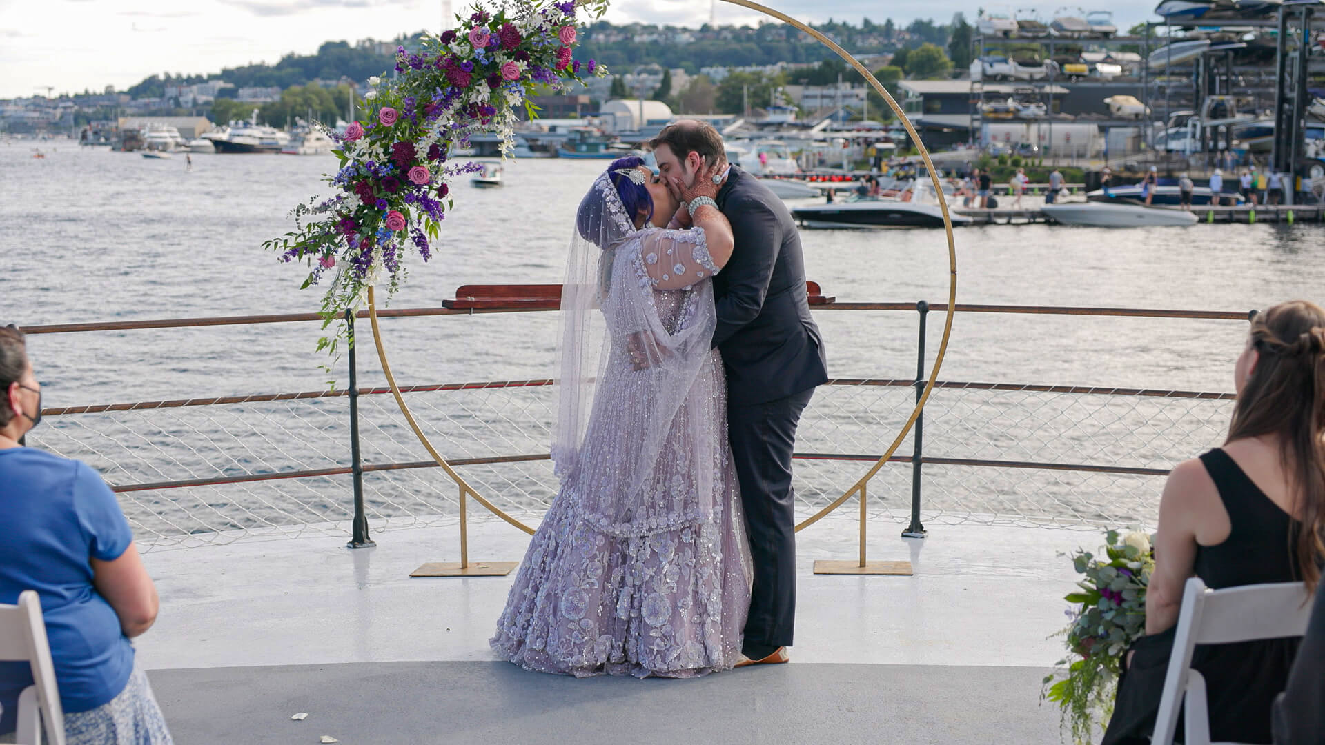 Lake Union Wedding Venue with best Sunset View in Seattle