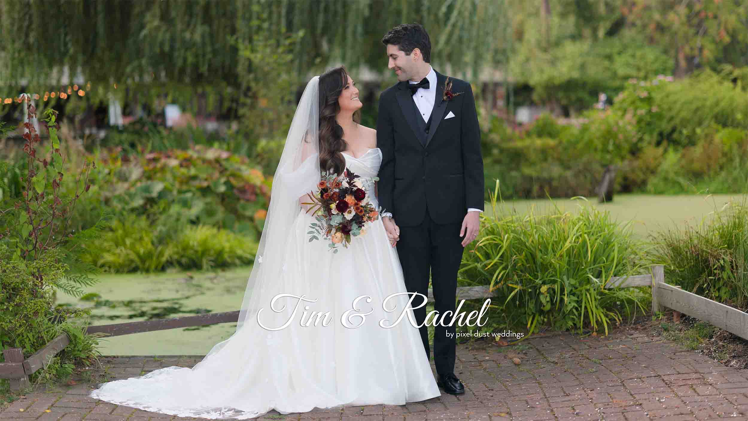 Fall Kiana Lodge Wedding couple doing photos